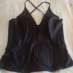 Black strap top